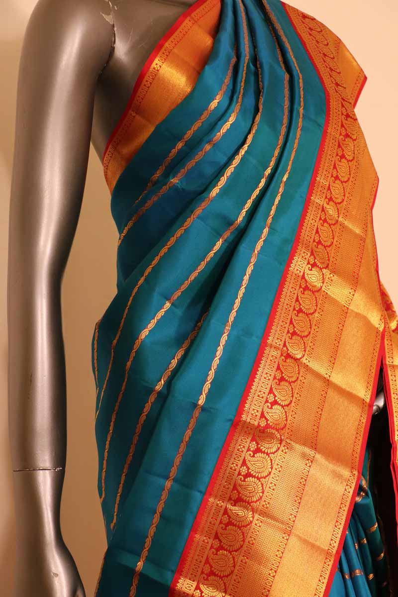 Veldhari Classic Kanchipuram Silk Saree